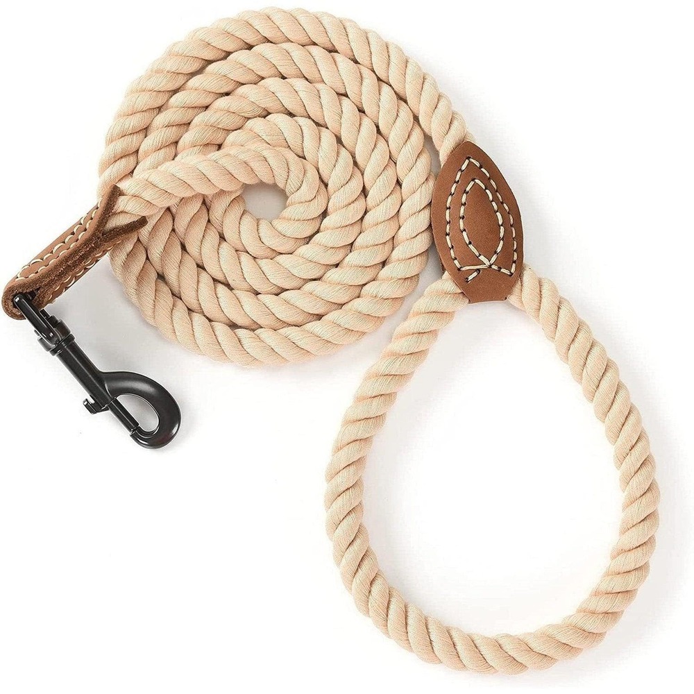 🐶 Elegant Cotton Braided Beautiful Dog Leash 🪢